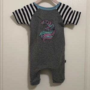 Rags to Raches 6-12 month Unicorn romper